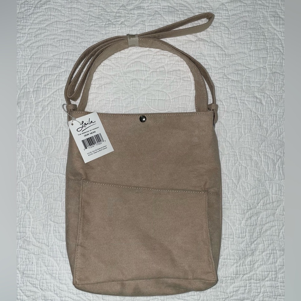 Geirness Laila Perfume Faux Suede Bag
